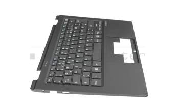 Keyboard incl. topcase DE (german) black/black original suitable for Medion Akoya E2218T (NT16H)