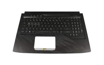 Keyboard incl. topcase DE (german) black/black with backlight original suitable for Asus ROG Strix SCAR GL503VM