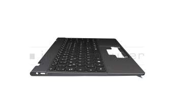 Keyboard incl. topcase DE (german) black/grey with backlight original suitable for Medion Akoya E14413 (W1140T)