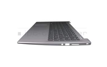 Keyboard incl. topcase DE (german) black/grey with backlight original suitable for Medion Akoya P15647/P15648 (M15CLN)