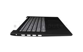 Keyboard incl. topcase DE (german) grey/black original suitable for Lenovo IdeaPad S145-14API (81UV)