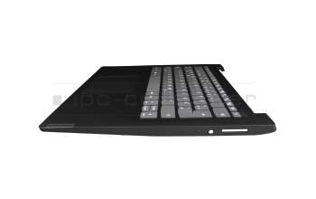 Keyboard incl. topcase DE (german) grey/black original suitable for Lenovo IdeaPad S145-14API (81UV)