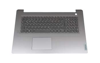 Keyboard incl. topcase DE (german) grey/grey original suitable for Lenovo IdeaPad 3-17ITL6 (82H9)