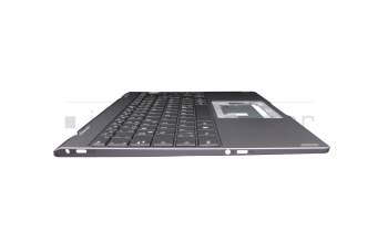 Keyboard incl. topcase DE (german) grey/grey original suitable for Medion Akoya E4273 (YM14G)