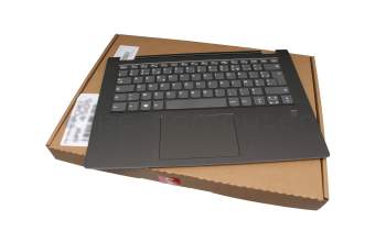 Keyboard incl. topcase FR (french) grey/grey original suitable for Lenovo Yoga 530-14ARR (81H9)