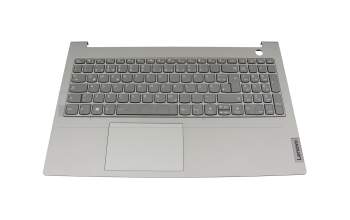 L1CZ0C900E1 original Lenovo keyboard incl. topcase DE (german) grey/grey with backlight