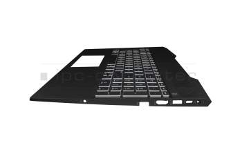 L21412-041 original HP keyboard incl. topcase DE (german) black/white/black with backlight