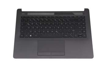 L23239-041 original HP keyboard incl. topcase DE (german) black/grey