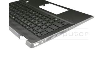 L47853-041 original HP keyboard incl. topcase DE (german) black/black with backlight