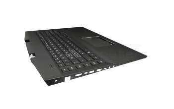 L61637-041 original HP keyboard incl. topcase DE (german) black/black with backlight