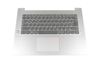 LCM16H5 original Lenovo keyboard incl. topcase DE (german) grey/silver