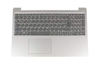 LCM16K26D0-686 original Lenovo keyboard incl. topcase DE (german) grey/silver