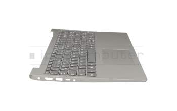 LCM16K26D0-686 original Lenovo keyboard incl. topcase DE (german) grey/silver