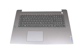 LCM19J26D0-686 original Lenovo keyboard incl. topcase DE (german) grey/grey