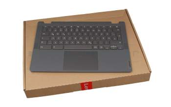 LCM19M2 original Lenovo keyboard incl. topcase DE (german) grey/gold