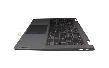 LCM19M2 original Lenovo keyboard incl. topcase DE (german) grey/gold