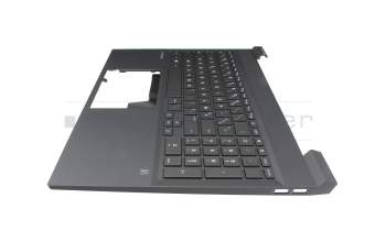 M54738-051 original HP keyboard incl. topcase FR (french) silver/black with backlight