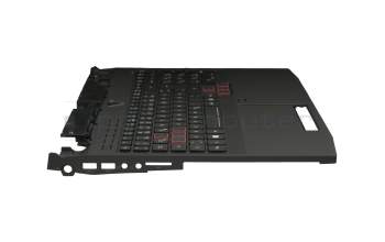 NKI151302F original Acer keyboard incl. topcase DE (german) black/black with backlight