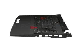 NKI151302F original Acer keyboard incl. topcase DE (german) black/black with backlight