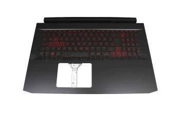 NKI15170J3 original Acer keyboard incl. topcase DE (german) black/red/black with backlight