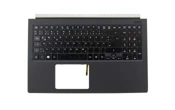 NKI17170F3 original Acer keyboard incl. topcase DE (german) black/black with backlight