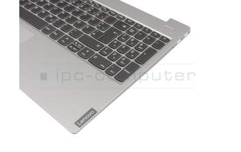 NSK-BYABN original Lenovo keyboard incl. topcase DE (german) dark grey/grey with backlight