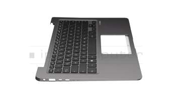 NSK.WL30G original Darfon keyboard incl. topcase DE (german) black/grey