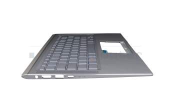 NSK-WR4BN_GE original Asus keyboard incl. topcase DE (german) silver/silver with backlight