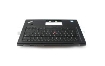 NSK-Z82BW 0G original Lenovo keyboard incl. topcase DE (german) black/black with backlight and mouse-stick