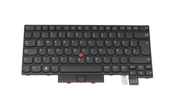 NSK-ZB0ST 0G original Lenovo keyboard DE (german) black/black with mouse-stick