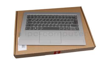 PK09000GT00 original LCFC keyboard incl. topcase DE (german) grey/silver with backlight