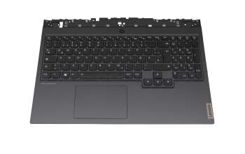 PK09000PH00 original Lenovo keyboard incl. topcase DE (german) black/black with backlight