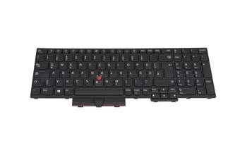 PK131H62A11 original Lenovo keyboard DE (german) black/black with mouse-stick