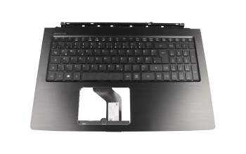 PK131TY1A10 original Acer keyboard incl. topcase DE (german) black/black with backlight