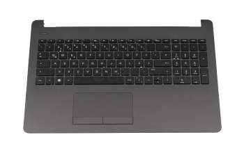 PK132044A10 original Compal keyboard incl. topcase DE (german) black/grey