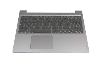 PK1329A5A19 original Lenovo keyboard incl. topcase DE (german) dark grey/silver