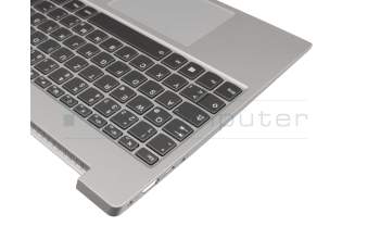 PK132GC2B19 original Compal keyboard incl. topcase DE (german) dark grey/grey with backlight