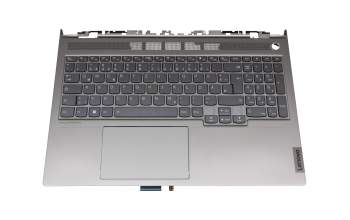 PO5SXB-GE original Lenovo keyboard incl. topcase DE (german) grey/grey with backlight