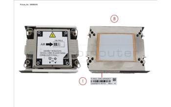 Fujitsu PY-TKCPC95 VALUE HEATSINK FRONT