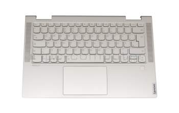 SA469A-22HC original keyboard incl. topcase DE (german) silver/silver with backlight