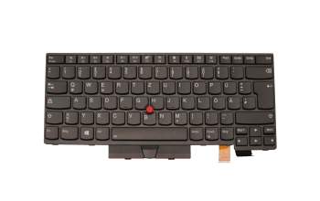 SN20L72902 original Lenovo keyboard black/black with backlight and mouse-stick