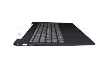 SN20M62767 original Lenovo keyboard incl. topcase DE (german) grey/blue