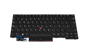 SN20V43805 original Lenovo keyboard SP (spanish) black/black with mouse-stick