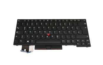 SN20V43807 original Lenovo keyboard DE (german) black/black with mouse-stick