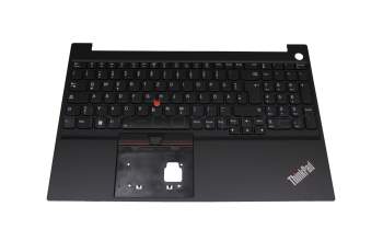 SN20W68876 original Lenovo keyboard incl. topcase DE (german) black/black with backlight and mouse-stick