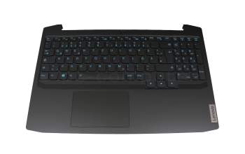 SN20X22256 original Lenovo keyboard incl. topcase DE (german) black/black with backlight