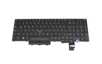 SN20X22602-A1 original Lenovo keyboard DE (german) black/black with mouse-stick