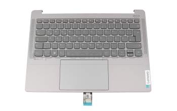 SN21J76407 original Lenovo keyboard incl. topcase DE (german) black/grey with backlight