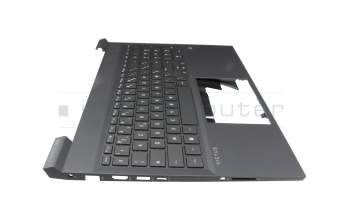 SP5CD3442SQQ original HP keyboard incl. topcase FR (french) silver/black with backlight