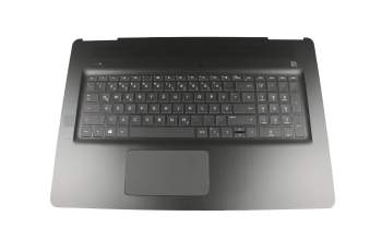 SP5CD84922S7 original HP keyboard incl. topcase DE (german) black/black